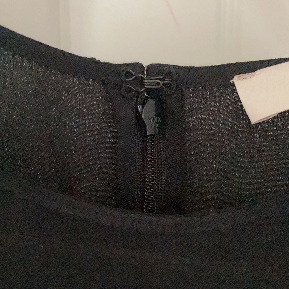 LOFT Black embroidered dress - Picture 8 of 10